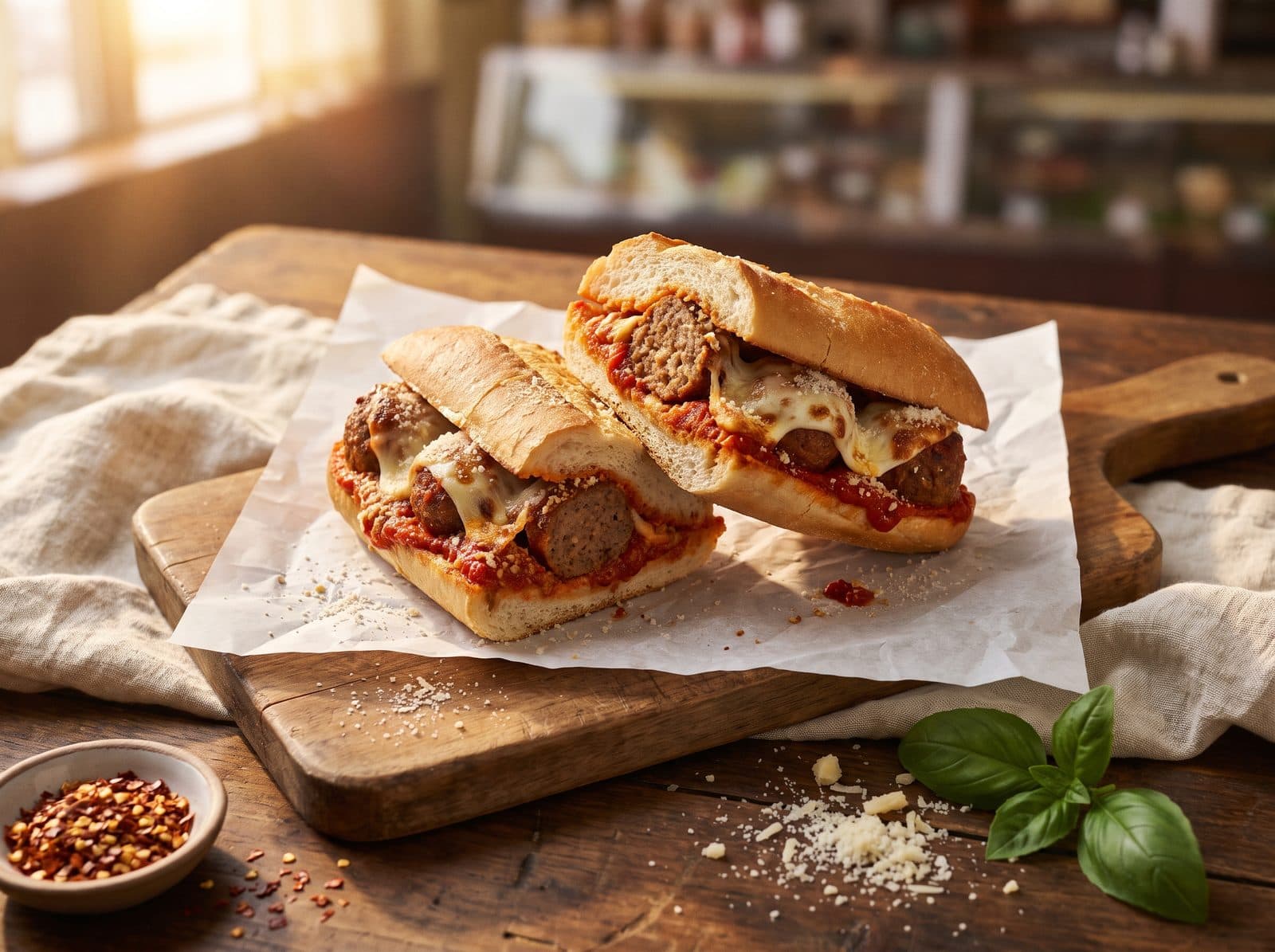 Meatball Parm Sandwich